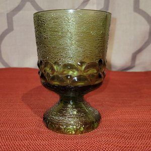 Beautiful Vintage Art Nouveau Style Tinted Green Glass